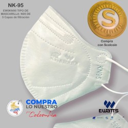 Tapabocas Mascarilla KN95...