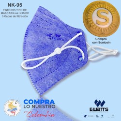 Tapabocas Mascarilla KN95...