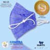Tapabocas Mascarilla KN95 Invima 5capas X20u Ewatts Color Azul